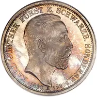 3 Mark - Charles Günther Death of Prince Charles Günther