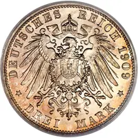 3 Mark - Charles Günther Death of Prince Charles Günther