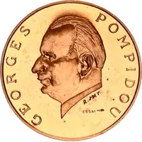 5000 Francs Georges Pompidou - essai