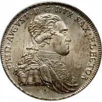 1 Thaler - Frederick August III Ausbeute