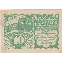 10 Heller Upper Austria, green color