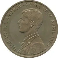 50 Pence - Elizabeth II Royal Visit