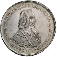 1 Thaler - Anthony Ignatius of Fugger-Glött Konventionstaler