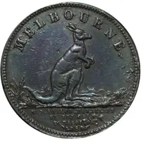 1/2 Penny - W.J. Taylor Melbourne, Victoria