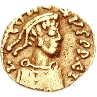 1 Tremissis In the name of Constans