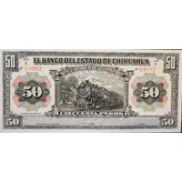 50 Pesos El Banco del Estado de Chihuahua