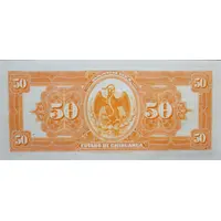 50 Pesos El Banco del Estado de Chihuahua