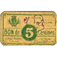 5 Centimes - Ville de Toulouse 31
