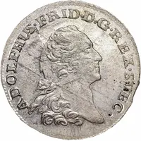 ⅙ Thaler - Adolphus Frederick Swedish occupation