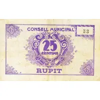 25 Céntimos Rupit