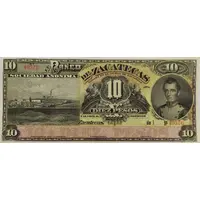 10 Pesos El Banco de Zacatecas