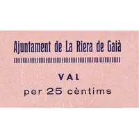 25 Céntimos La Riera de Gaià