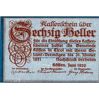 60 Heller Kössen