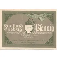 75 Pfennig O. Försterling und Sohn, Hotel und Kaffee Kaiserhof