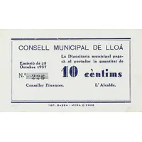 10 Céntimos Lloá