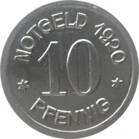 10 Pfennig - Löwenberg