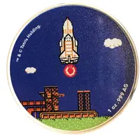 1 oz Silver - Tetris™ Rocket Launch