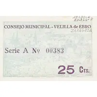 25 Céntimos Velilla de Ebro
