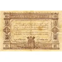 1 Franc - Chambre de Commerce de Poitiers and de la Vienne 86