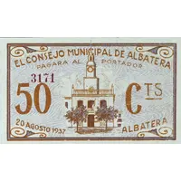 50 Céntimos Albatera