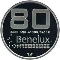 Medal - Benelux 80 years BENELUX