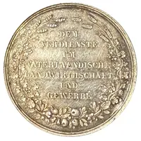 Agricultural award medal