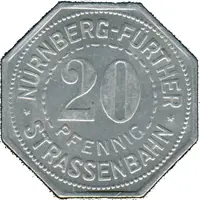 20 Pfennig - Städt. Sparkasse Nürnberg-Fürth