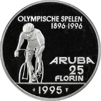 25 Florin - Beatrix Olympics, without logo