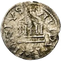 Denier - Lothair II Verdun mint