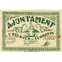 1 Peseta Bellver de Cerdanya