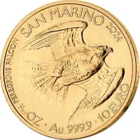10 Euros Peregrine falcon