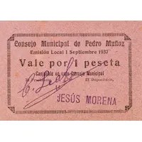 1 Peseta Pedro Muñoz