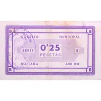 0.25 Pesetas Boltaña