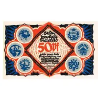 50 Pfennig Stadtsparkasse, N