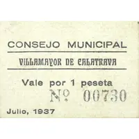 1 Peseta Villamayor de Calatrava