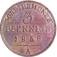 3 Pfennige - George William