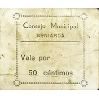 50 Céntimos Beniardá
