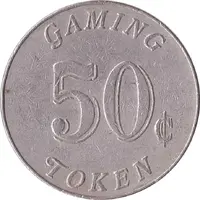 50 Cent Gaming Token - Casino Monrovia