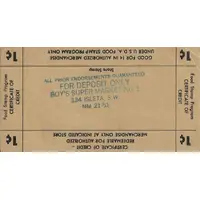 1 Cent - Boy`s Super Market Albuquerque, New Mexico