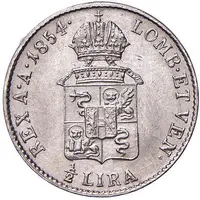 1/2 Lira - Francis Joseph I
