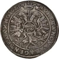 1 Thaler - Christian I, August, Louis, John Casimir and George Aribert