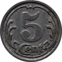 5 Centimes - Chambre de Commerce - Landes [40]