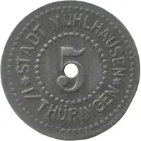 5 Pfennig - Mühlhausen in Thüringen