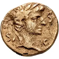 Semis - Tiberius L FADI L CAEL FLA AVG TI CAESAR IIVIR