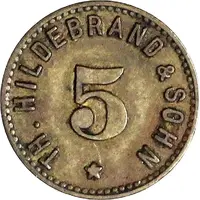 5 Pfennigs - Berlin TH. Hildebrand & Sohn