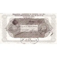 10 Pesos Banco de Santander