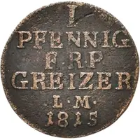 1 Pfennig - Henry XIII