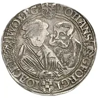 1 Ausbeutethaler - Wolfgang, John IV, George III and Joachim I Harzgerode