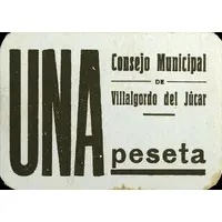 1 Peseta Villalgordo del Júcar