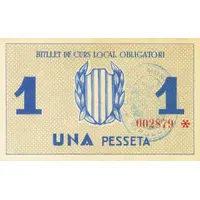 1 Peseta Ripollet